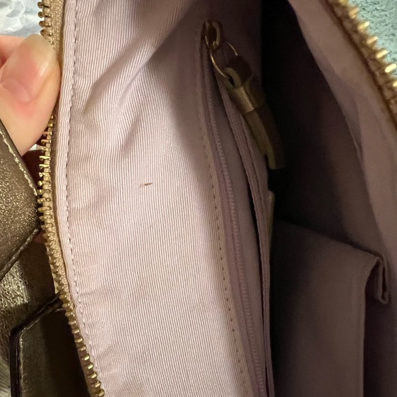 Coach Lurex New York Script Holiday Limited Edition Hobo F17472 - Picture 10 of 14